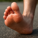 pied montrant sensation de picotement apres course