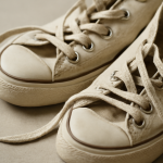 lacets de baskets en train de se defaire