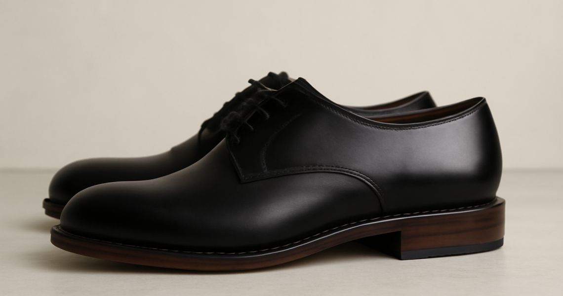 chaussures posées cote a cote montrant profil talon